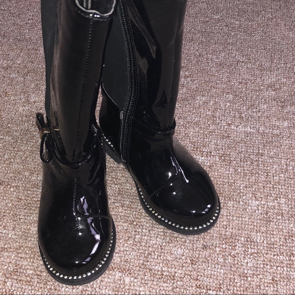 Toddler girl knee boots